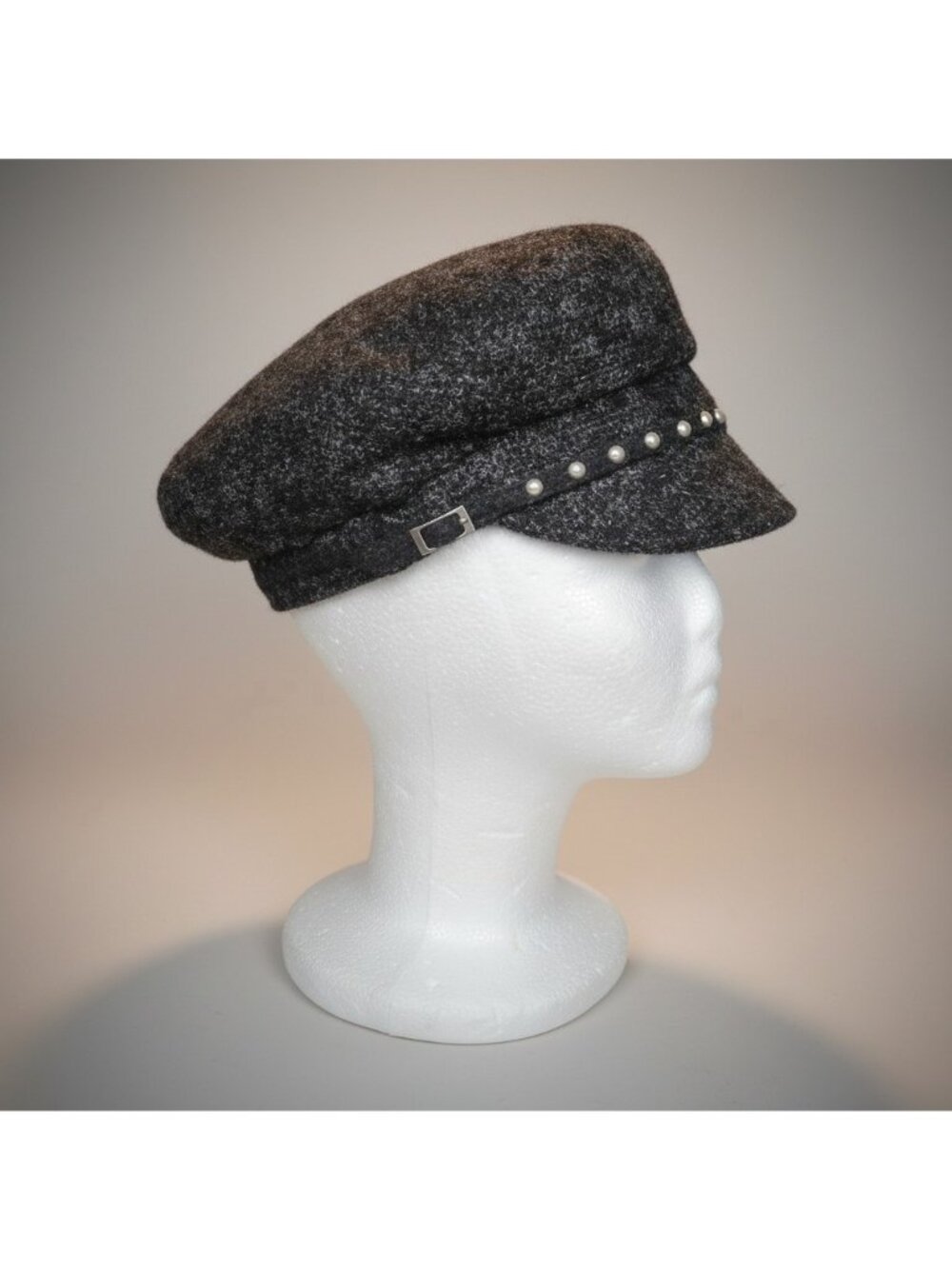 August Hat Company Salt & Pepper Newsboy Cabbie Hat